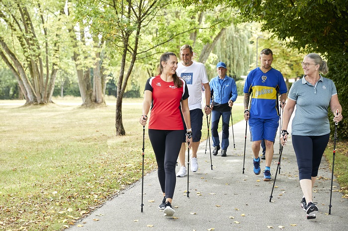 Nordic walking in der Umgebung der Knappschafts-Klinik Nordic walking in der Umgebung der Knappschafts-Klinik